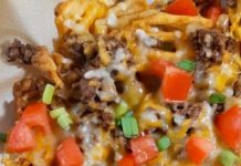 Cheesesteak Taco Fries