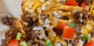 Cheesesteak Taco Fries