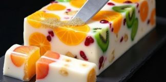 Milk and Fruit Dessert: A 5-Minute, Healthy, and Gelatin-Free Treat