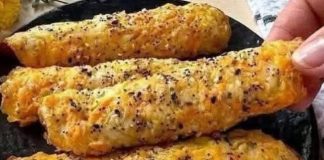Cheesy Sausage Puff Pastry Rolls Recipe