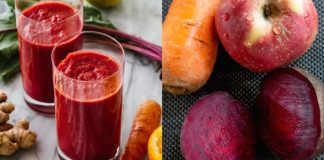 Energizing Beetroot Blood Builder Juice Recipe with Carrot and Apple