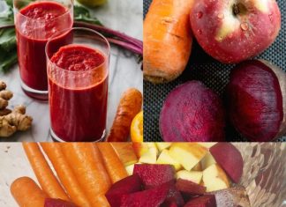 Energizing Beetroot Blood Builder Juice Recipe with Carrot and Apple