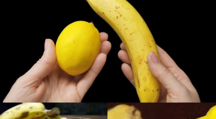 Banana and Lemon Drink: Belly Fat Melts in One Day!