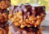 Peanut Butter Balls with Chocolate Rice Krispies
