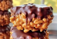 Peanut Butter Balls with Chocolate Rice Krispies