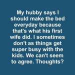 We can’t seem to agree.