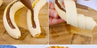 Banana and Hazelnut Chocolate Puff Pastry Rolls: A Flaky, Gooey, and Irresistible Treat!