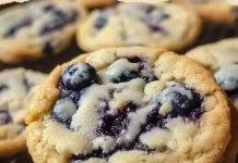 Blueberry Cheesecake Cookies: Soft, Sweet & Bursting with Flavor!