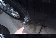 If You See a Plastic Bottle on Your Tire, This Is What It Might Mean