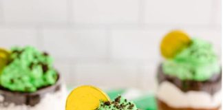 St. Patrick’s Day Pudding Parfaits