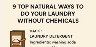 9 top natural ways to do your laundry without chemicals