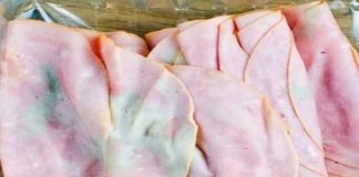 Pulled out some deli meat from fridge. My mother-in-law says it’s wasteful not to use it, but it looks bad to me. What should I do?