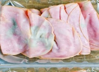 Pulled out some deli meat from fridge. My mother-in-law says it’s wasteful not to use it, but it looks bad to me. What should I do?