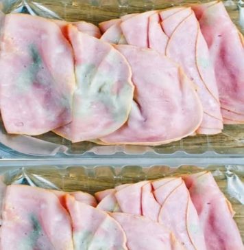 Pulled out some deli meat from fridge. My mother-in-law says it’s wasteful not to use it, but it looks bad to me. What should I do?