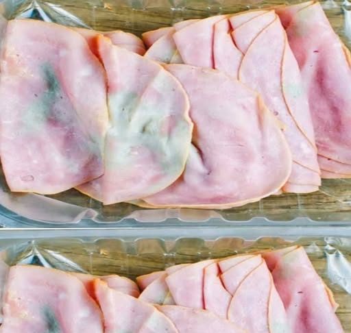 Pulled out some deli meat from fridge. My mother-in-law says it’s wasteful not to use it, but it looks bad to me. What should I do?