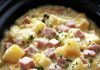 slow cooker ham and potato casserole