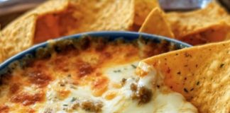 Hot Sausage Beer Cheese Dip