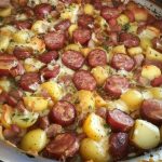 Smoked Sausage & Cheesy Potato Casserole