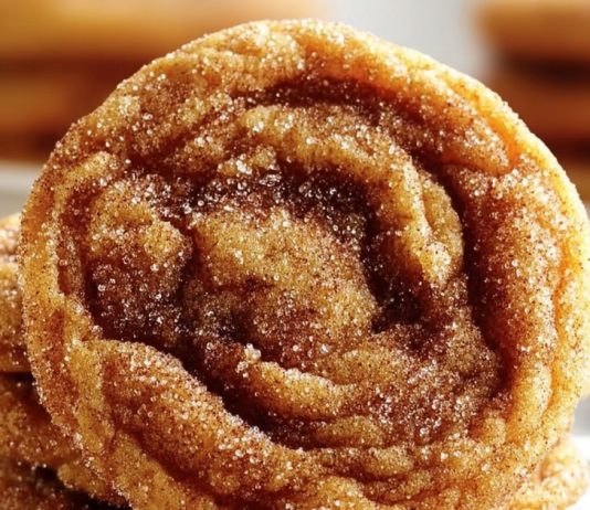 Buttery brown sugar cinnamon cookies