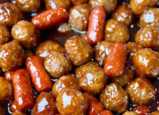 Easy Lil Smokies and Meatball Appetizer