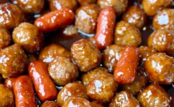 Easy Lil Smokies and Meatball Appetizer