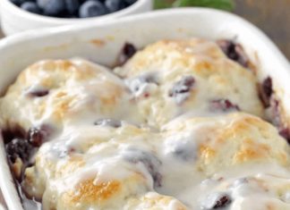 Blueberry Butter Swim Biscuits