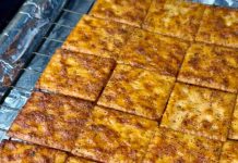 Smoked BBQ Saltine Crackers