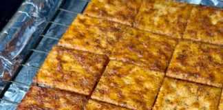 Smoked BBQ Saltine Crackers