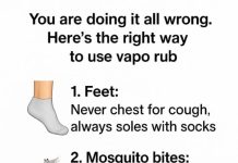 You are doing it all wrong. Here’s the right way to use vapo rub