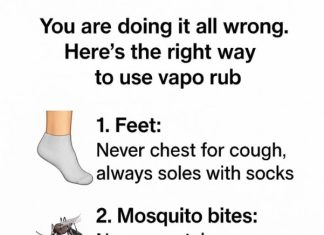 You are doing it all wrong. Here’s the right way to use vapo rub