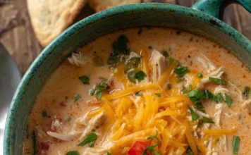 cheesy rotel chicken soup