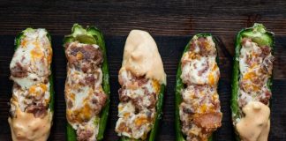 Bacon Cheeseburger Jalapeno Poppers