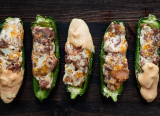 Bacon Cheeseburger Jalapeno Poppers