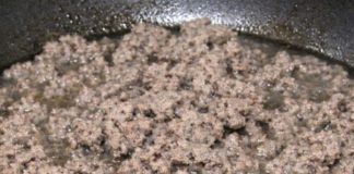 My ground beef turns gray and watery instead of browning — did I ruin it?
