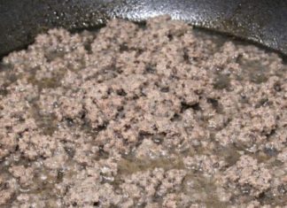 My ground beef turns gray and watery instead of browning — did I ruin it?