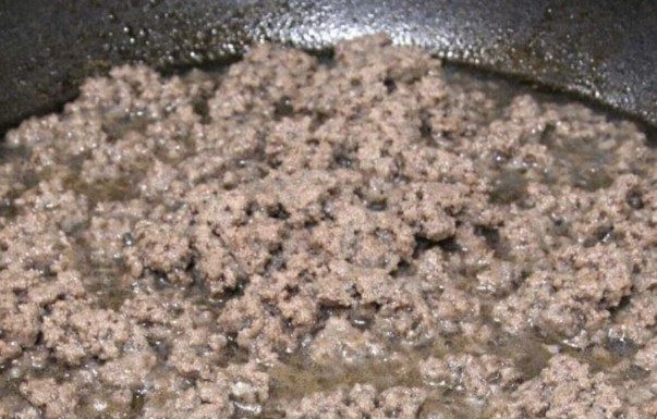 My ground beef turns gray and watery instead of browning — did I ruin it?