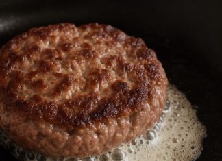 A thick white foam leaks out of my hamburger while cooking – what is that stuff?