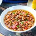 crock pot black-eyed peas & ham