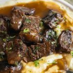 Steak Bites with Mashed Potatoes