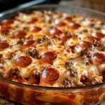 Meat Lovers Pizza Casserole