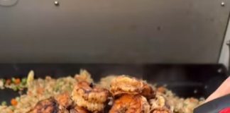 Steak and Shrimp Fried Rice