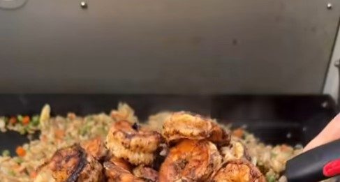 Steak and Shrimp Fried Rice