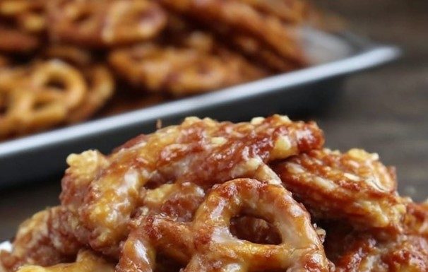 Butter Toffee Pretzels