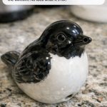 Found this hollow ceramic bird in a box of old kitchen stuff. It has a hole in the beak and the bottom. No idea what it’s for.