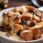 Old‑Fashioned Bread Pudding with Vanilla Sauce — Classic Comfort in Every Bite