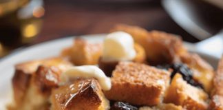 Old‑Fashioned Bread Pudding with Vanilla Sauce — Classic Comfort in Every Bite