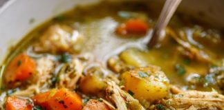 Green Chile Chicken Stew