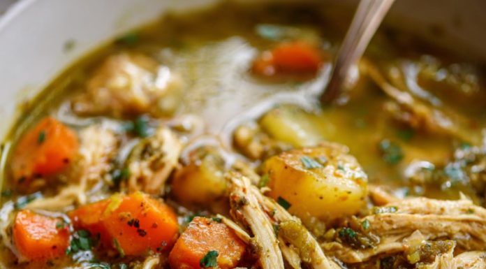 Green Chile Chicken Stew