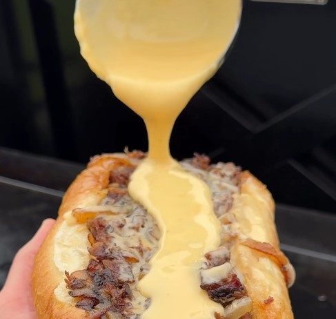 Smoked Brisket Cheesesteaks