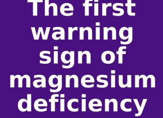 The first sign of magnesium deficiency is…